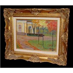 Russian American Oil Painting Leningrad St #887028