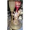 Image 1 : Signed French sculptural Table lamp Putti  #887043