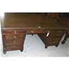 Image 1 : Large Walnut DOTEN-DUNTON  Partners Desk C.1900 #887130