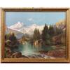 Image 1 : Lithograph Yellowstone Print, L/A Thomas Moran #896415