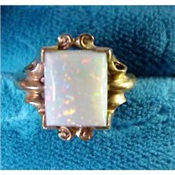 Lovely Gold OPAL Ring  #896609