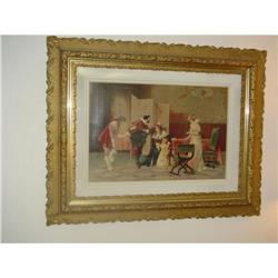 Framed color Lithograph #896644