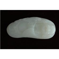Carved White Jade Buddah #896652
