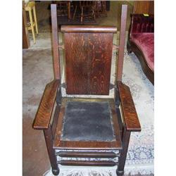 Arts & Crafts Arm Chair--Minimalist!!! #896664