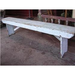 Light Blue ORIGINAL PAINT Bucket Bench--Omaha  #896670