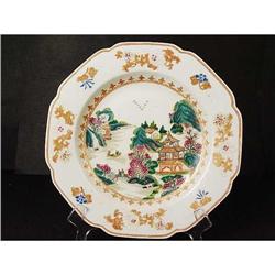 Chinese Export Plate. Famille Rose. 19th C #896696