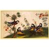 Image 1 : Old Chinese Export Rice Paper Painting w Bird #896718