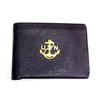 Image 1 : Antique Leather Wallet US Navy Embossed #896834