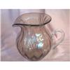 Image 1 : Blenko Glass Pitcher Hand Blown #897094