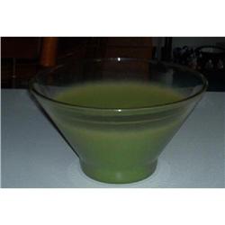 West Virginia Glass "Smoke Green"  Bowl #916336