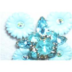 Jewelry-Plastic  With Rhinestones  Brooch #916442