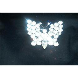 Jewelry-Large Diamente Butterfly Brooch #916454
