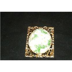 Jewelry-Gold Filigree/Beveled /Brooch/Pin #916503