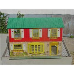 Wolverine Tin Litho Doll House Metal Dollhouse #916566