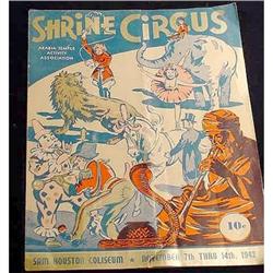 SALE 1942 Shrine Circus Program War Bond #916588