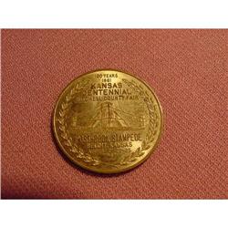 1961 Kansas Centennial Trade Token #916589
