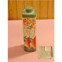 1928 Lander SWEET PEA Talc Tin #916592
