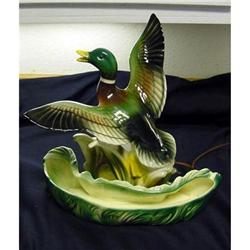 1950's Mallard Duck TV Lamp  California Pottery #916594
