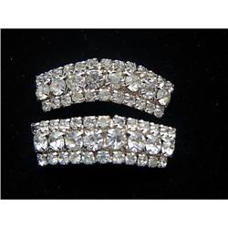 MAGNIFICENT...LARGE RHINESTONES ALL CLEAR...2 #916688