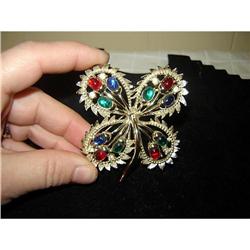 RARE..VINTAGE SIGNED CATHE BROOCH FINE ART #916697