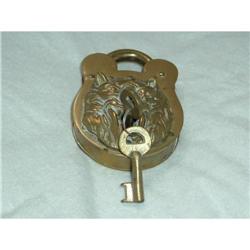 brass padlock  #916835