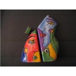Two Piscasso Salt and Pepper Shakers #917001
