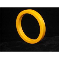 Pumpkin Yellow Bakelite Bangle #917009