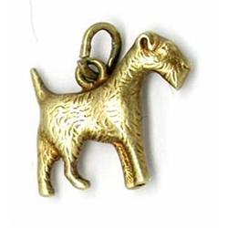 14Kt. Gold Charm  of a dog #917030