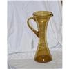 Image 1 : Tall Brown Glass Pitcher ~Ewer~Hourglass Shape #917081