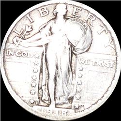 1918-S Standing Quarter LIGHTLY CIRCULATED