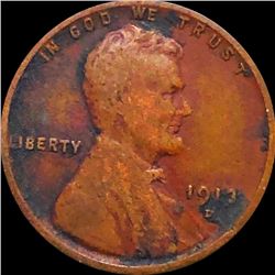 1913-D Lincoln Wheat Penny NICELY CIRCULATED