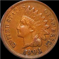 1903 Indian Head Penny NEARLY UNCIRCULATED