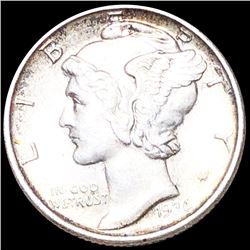 1936-S Mercury Silver Dime UNCIRCULATED