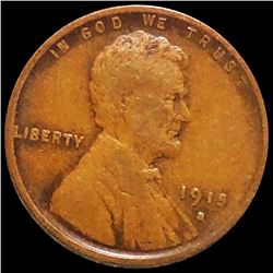 1915-S Lincoln Wheat Penny LIGHTLY CIRCULATED