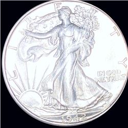 1942-D Walking Half Dollar UNCIRCULATED