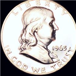 1963 Franklin Half Dollar PROOF UNCIRCULATED