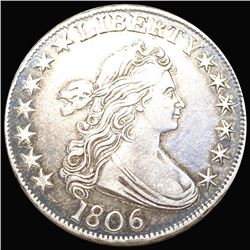 1806 Draped Bust Half Dollar CHOICE AU