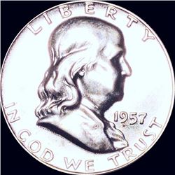 1957 Franklin Half Dollar PROOF UNCIRCULATED