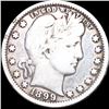 Image 1 : 1899 Barber Silver Quarter NICELY CIRCULATED