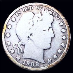 1908 Barber Half Dollar NICELY CIRCULATED
