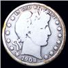 Image 1 : 1908 Barber Half Dollar NICELY CIRCULATED