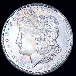 1902-O Morgan Silver Dollar GEM BU