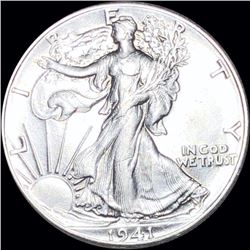 1941 Walking Half Dollar CLOSELY UNCIRCULATED