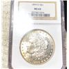 Image 1 : 1899-O Morgan Silver Dollar NGC - MS65