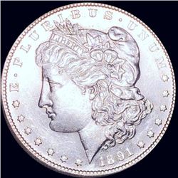 1891-S Morgan Silver Dollar GEM BU