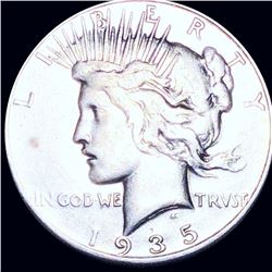 1935-S Silver Peace Dollar LIGHTLY CIRCULATED