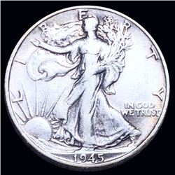 1945-S Walking Half Dollar LIGHTLY CIRCULATED