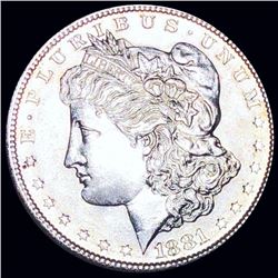 1881-S Morgan Silver Dollar GEM BU