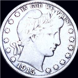 1915-D Barber Half Dollar LIGHTLY CIRCULATED
