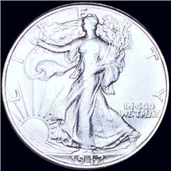 1942 Walking Half Dollar LIGHTLY CIRCULATED